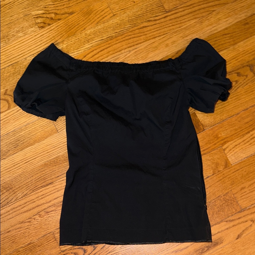 Prada Black Off-Shoulder Top